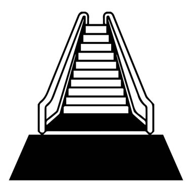 merdiven simgesi vektör illüstrasyon tasarımı