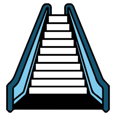 merdiven simgesi vektör illüstrasyon tasarımı