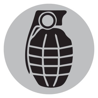 El bombası ikonu vektör illüstrasyonu