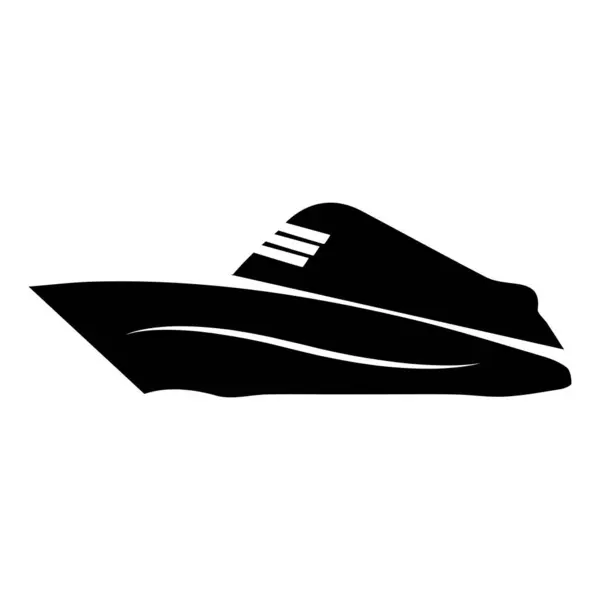 Дизайн Векторов Иконок Лодки — стоковый вектор