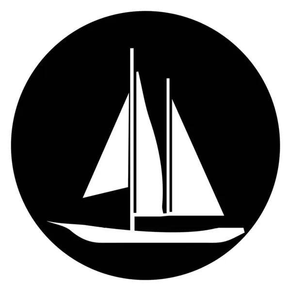 Barco Icono Vectores Ilustración Símbolo Diseño — Vector de stock