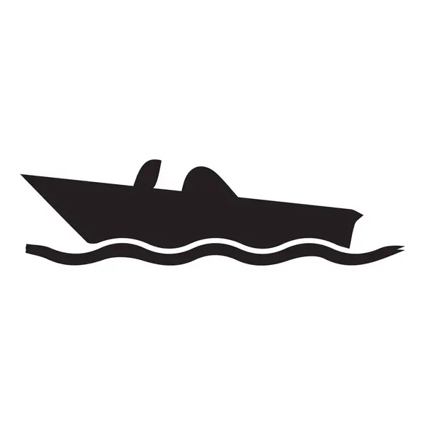 Дизайн Векторов Иконок Лодки — стоковый вектор