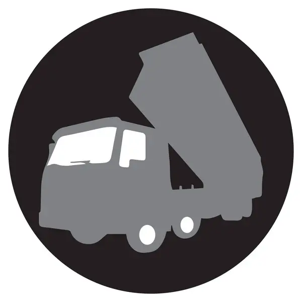 Vector Car Large Vehicle Symbol Illustration — Stock Vector