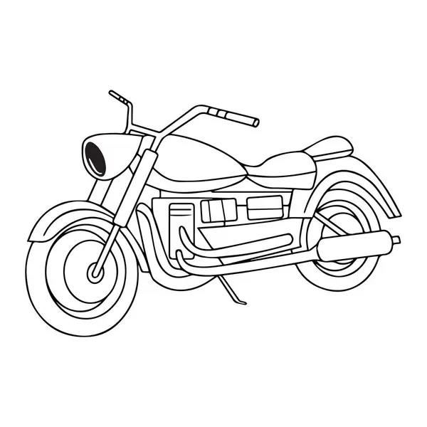 Moto Icono Equitación Vectores Ilustración — Vector de stock