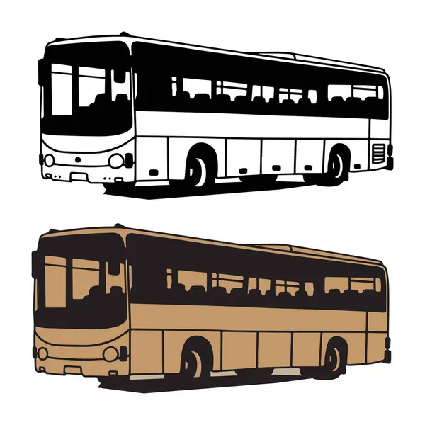 Autobus Auto Icona Vettori Illustrazione Simbolo Design — Vettoriale Stock
