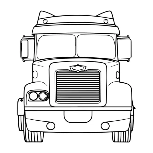 Vector Coche Gran Vehículo Símbolo Ilustración — Vector de stock