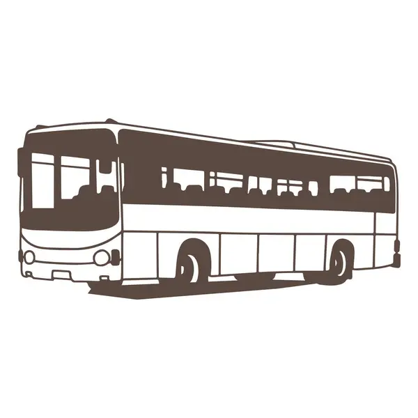 Bus Auto Ikone Vektoren Illustration Symbol Design — Stockvektor