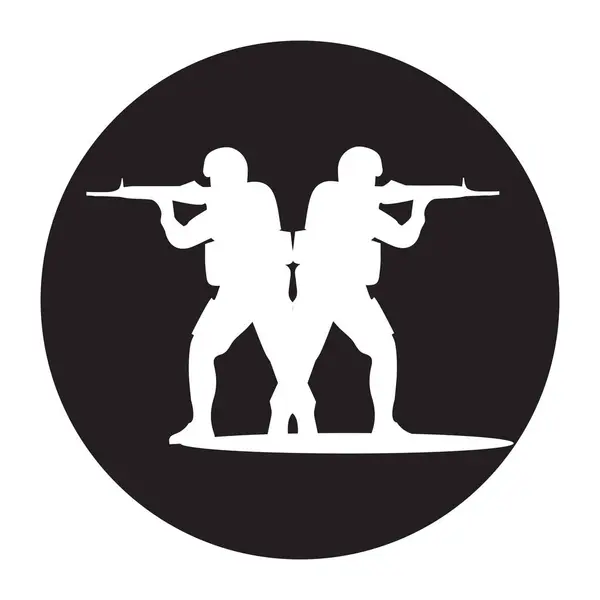 Keskin nişancı vektör çizimi sembolü tasarımı