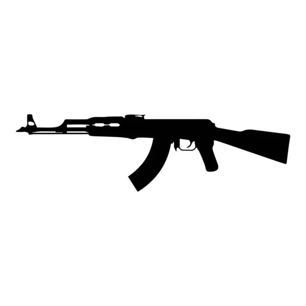 tüfek ikonu vektör çizim sembolü tasarımı