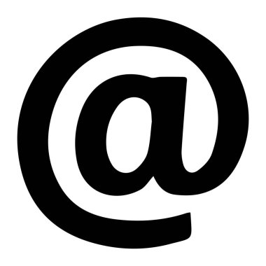 İletişim bilgileri simgeleri, kartvizit ve web sitesi için vektör