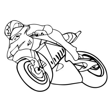 motosiklet simgesi çizimleri