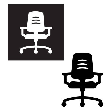 sandalye simgesi vektörleri illüstrasyon sembolü tasarımı