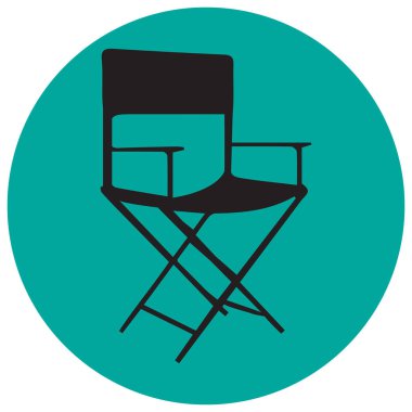 sandalye simgesi vektörleri illüstrasyon sembolü tasarımı