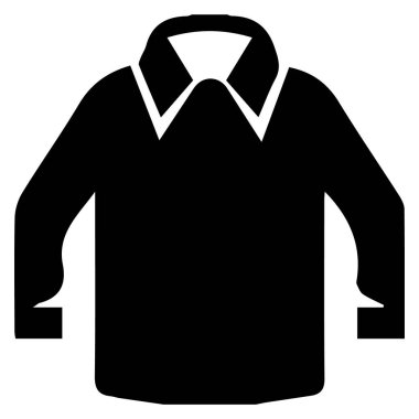 Erkek giyim ikonu vektörleri illüstrasyonu