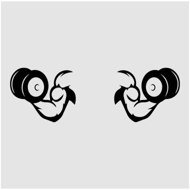 barbael simge vektörleri illüstrasyon sembolü tasarımı