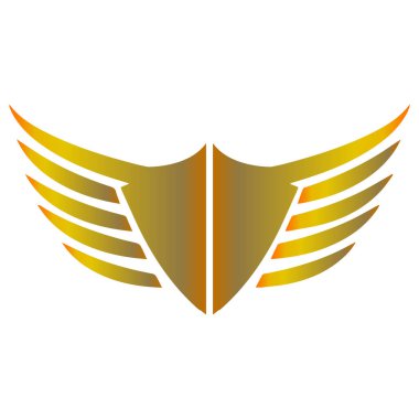kanat logo vektörleri illüstrasyon sembolü tasarımı