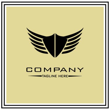 kanat logo vektörleri illüstrasyon sembolü tasarımı