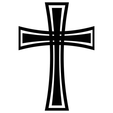 Hıristiyan dini simge vektör illüstrasyonu