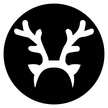 doğum günü kafa bandı simgesi vektörleri illüstrasyonu