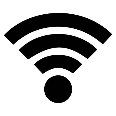 wifi sinyal simgesi vektörleri illüstrasyon sembolü tasarımı