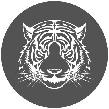 Kaplan başı ikon vektörleri illüstrasyon sembolü tasarımı