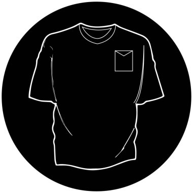t-shirt ikon vektörleri illüstrasyon sembolü ayrışması