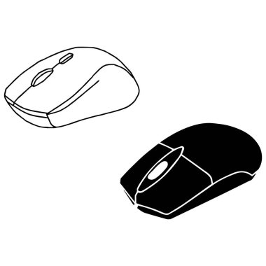 Fare simgesi vektör resmetme şablonu