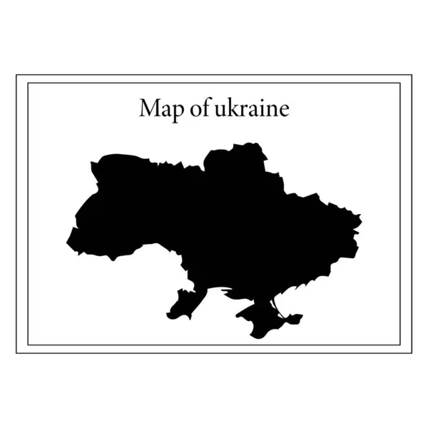 Ukrayna ülke haritası ikon vektörleri illüstrasyon sembolü tasarımı