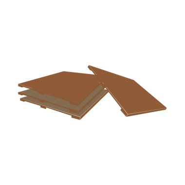 ahşap palet simgesi, vektör çizimi