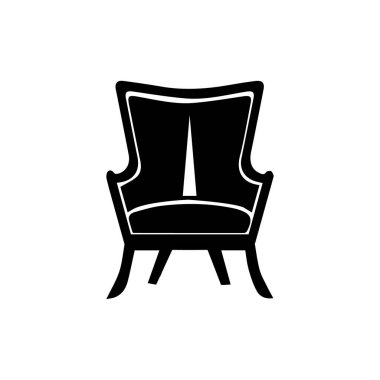 sandalye simgesi, vektörler illüstrasyon sembolü tasarımı