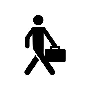 işçi simgesi, vektör illüstrasyonu, sembol tasarımı