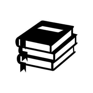 kitap simgesi, vektörler illüstrasyon, sembol tasarımı