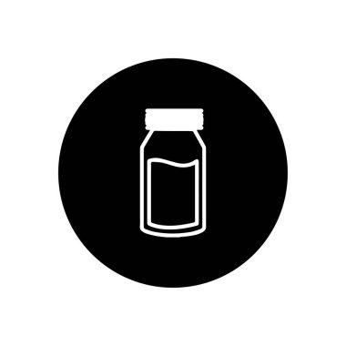 içki şişesi simgesi, vektör illüstrasyonu, sembol tasarımı