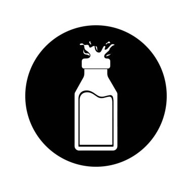 içki şişesi simgesi, vektör illüstrasyonu, sembol tasarımı