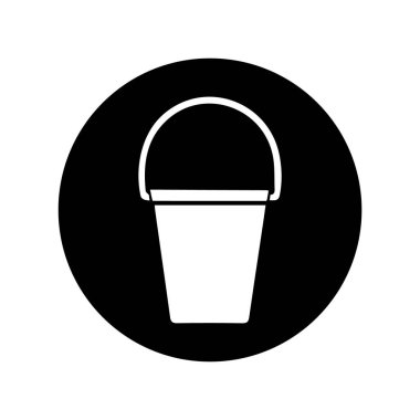 Kova simgesi, vektörler illüstrasyon sembolü tasarımı