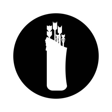 yay ve ok simgesi, vektörler illüstrasyon sembolü tasarımı