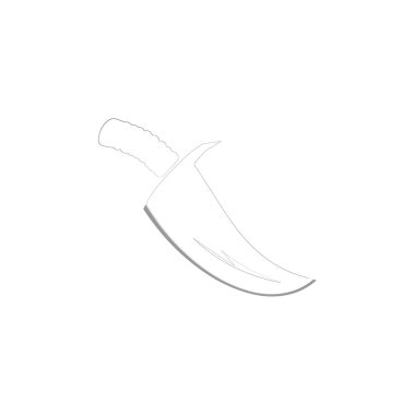 bıçak simgesi, vektörler illüstrasyon sembolü tasarımı