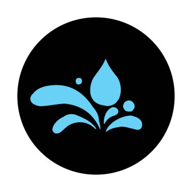 su simgesi, vektör illüstrasyonu, sembol tasarımı