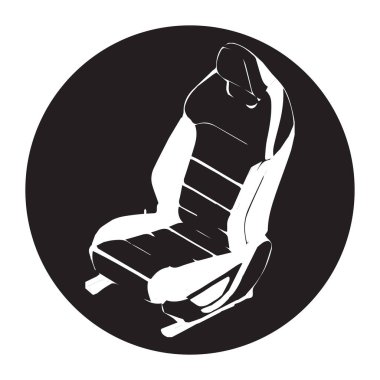 Vektörler illüstrasyon spor araba koltukları