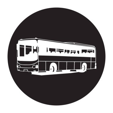 bus car simge vektörleri illüstrasyon sembolü tasarımı