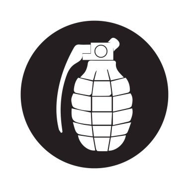 El bombası ikonu vektör illüstrasyonu