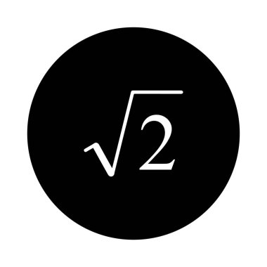 kare kök matematiksel hesaplama simgesi