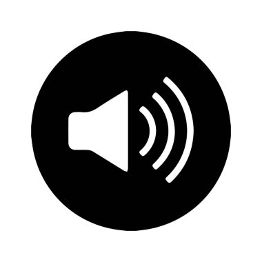 ses hoparlörü ikon vektörleri illüstrasyonu