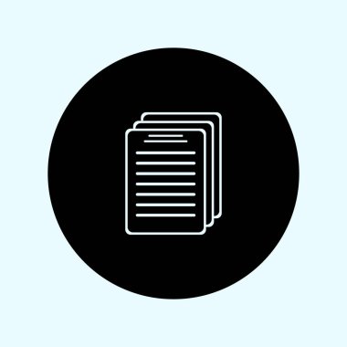 üç katmanlı kağıt simgesi