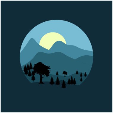 Dağ Manzarası Vektörleri & Resimleri