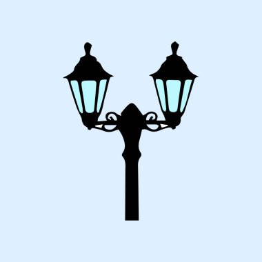 Bahçe ışıklandırması için basit simge