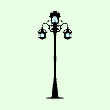 Sokak ışıklarının basit simgesi