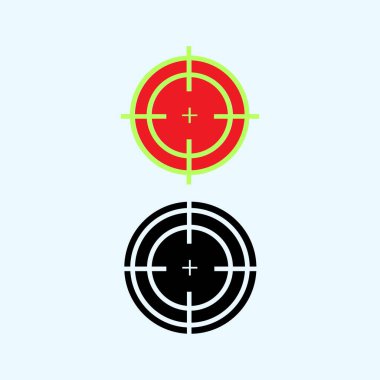 Crosshair simgesi sembol tasarımı