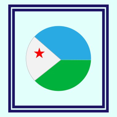 Cibuti ülke bayrağı simgesi