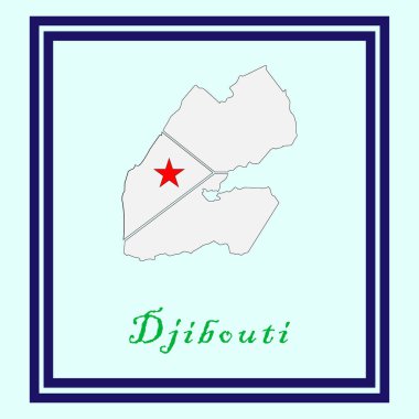 Cibuti çizgi simgesinin haritası